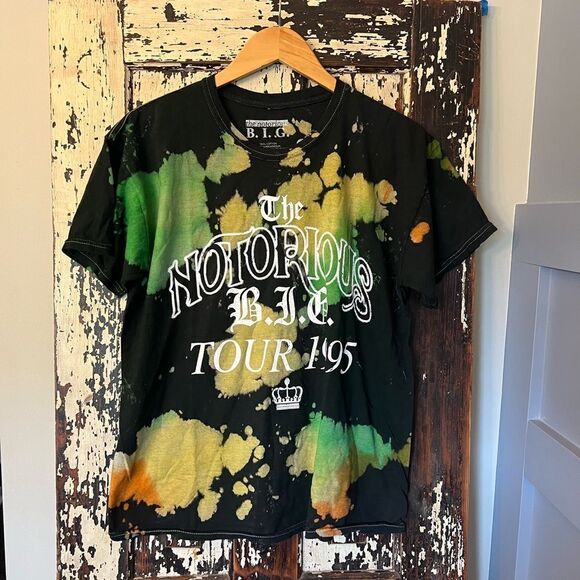 Tie-dye The Notorious BIG Tour T-shirt. Size Medium. Unisex. - Picture 1 of 6